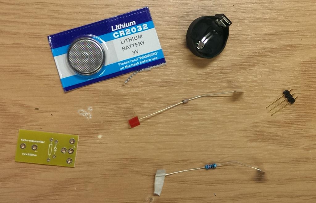 Om detta dokument Detta är en instruktion för lödning av Varta-killer(tm) (gult kretskort).