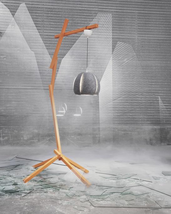 IKEA PRESSMATERIAL BELYSNINGSNYHETER HÖST/VINTER 2017 / 3 PH146913 VINTERGATA TAKLAMPA Formgivaren Gustav Carlberg ville att den mjuka känslan hos filten skulle prägla även formen på VINTERGATA