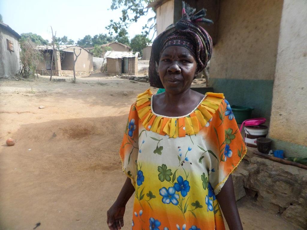 Här bor Rose med sina sju barn. Foto: SOS Arkiv Rose är 36 år och änka med sju barn. Hennes man mördades 2014 och hon lämnades med ensamt ansvar för familjen.