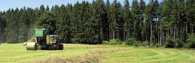 KRONE rundbalspressar är inte bara konstruerade för högsta baldensitet och högsta