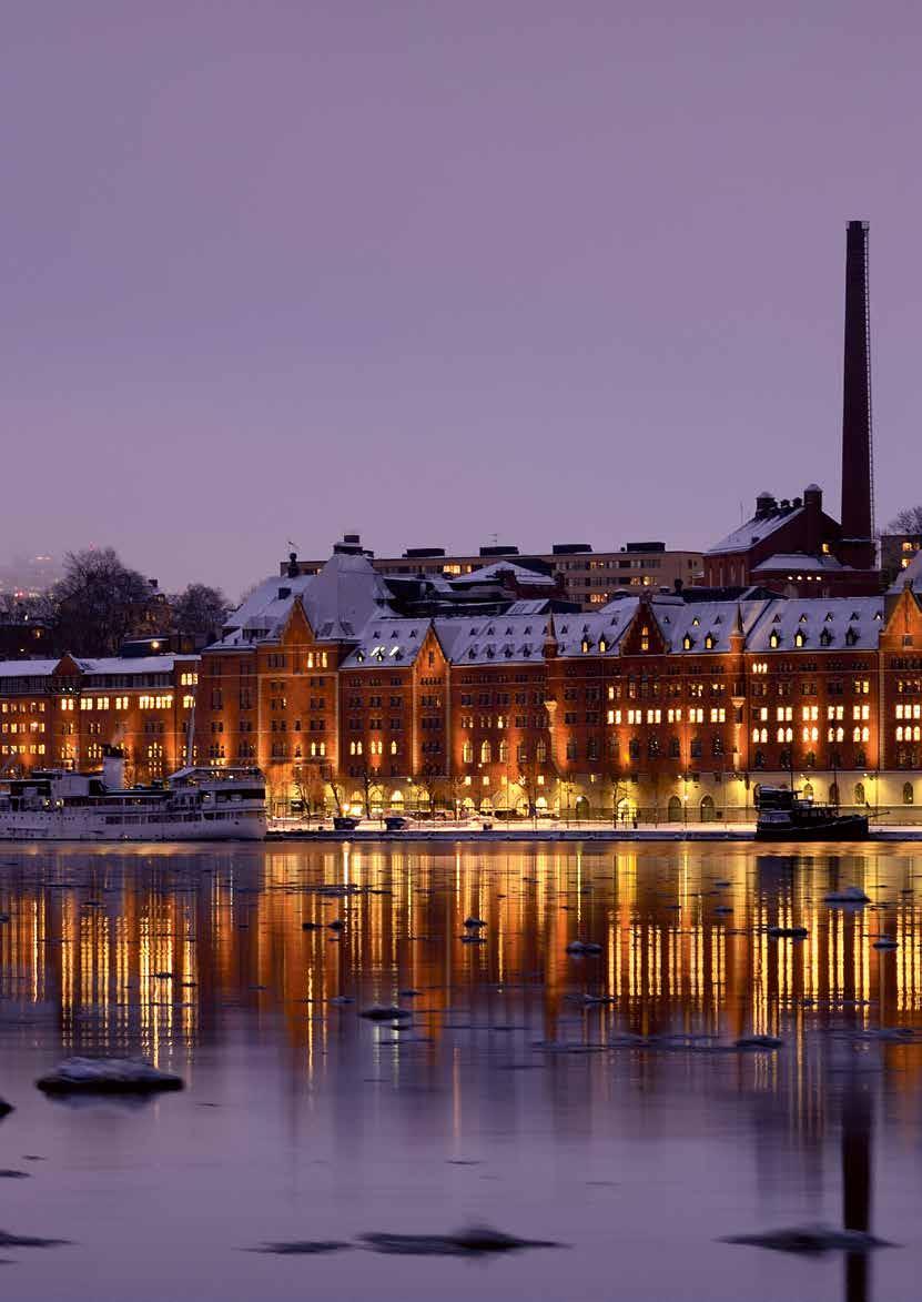 Södermalm har ett levande stadsliv och omgärdas av vatten vilket är en uppskattad kvalitet Lokala utvecklingsmöjligheter Södermalm har ett levande stadsliv med stort inslag av service.