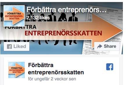 Entreprenörsskatten framöver www.facebook.com/entreprenorsskatten/ 14 Välkommet att skadliga skattehöjningar skrinläggs. Hoten om skattehöjningar har orsakat mycket oro.