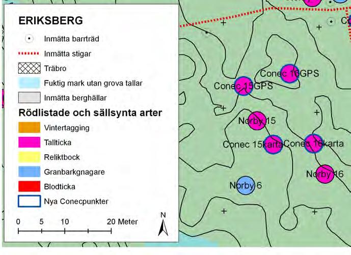 gen betades exentensivt (liksom all skogsmark i Uppsalas närhet gjordes vid den tiden), se figur 2 till höger.