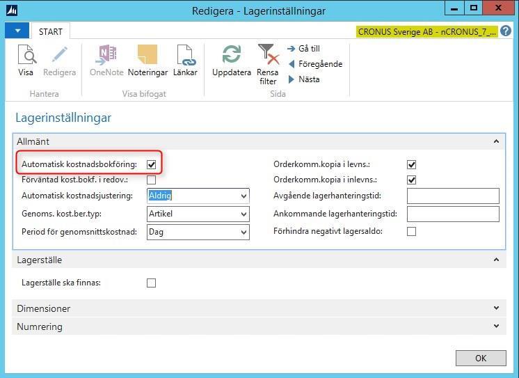 När du bokför en leverantörsfaktura med artikelinköp på kommer följande att bokföras (beroende på vilka konton som används i bokföringsinställningarna, kan det skilja sig något): Skillnaden mellan