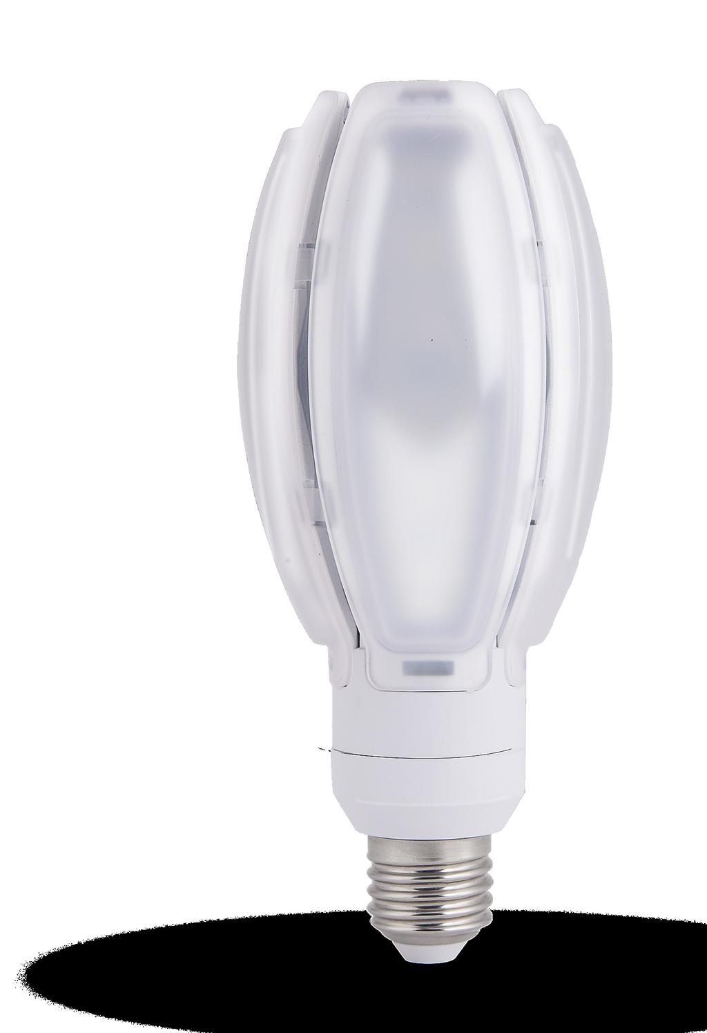 OLIVLAMPA LED-lampan som ersätter 80-125W kvicksilverlampor utan några ingrepp i armaturen!