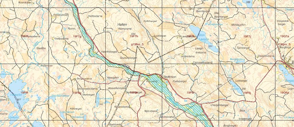 6.4 Riksintresse för naturvård Området omfattar Ammerån och dess stränder och öar.