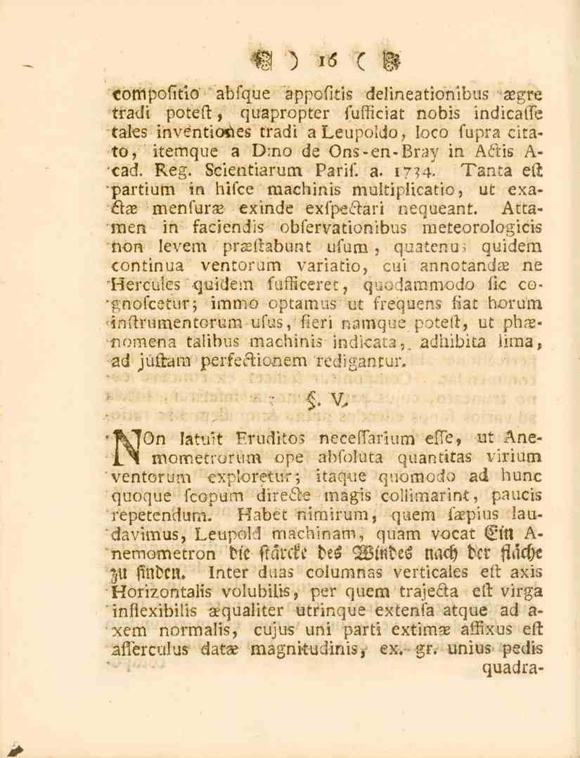 16 eompofitlo ' abfque appofitis delineationibus a?