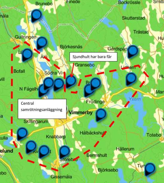 Uppdragsnr: 10154330 2 (5) Eftersom matavfall måste genomgå en omfattande förbehandling så krävs en minsta tillgänglig mängd för att motivera investering i förbehandlingsanläggning.