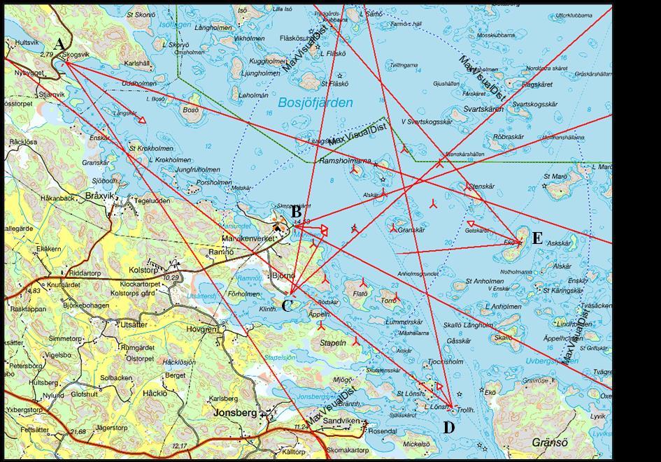 För att begränsa skuggutbredning kommer vindkraftverken att styras så att Boverkets rekommendationer uppfylls.