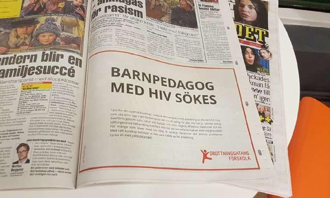 kyssar och med dagens effektiva mediciner och en välfungerande behandling överförs inte hiv vid sexuella kontakter eller vid graviditet.