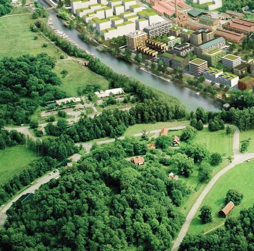 Det gamla gasverksområdet i Hjorthagen förvandlas och blir ett naturligt nav