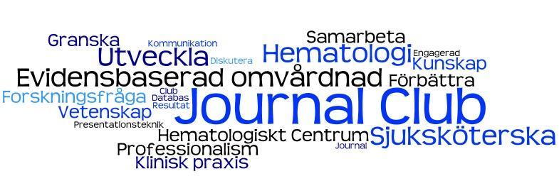 Journal Club för sjuksköterskor ökar medvetenheten och kunskapen om