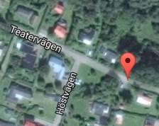 PLATS 15 Nytt problem, Ska åtgärdas, et åtgärdat, Struket, ej åtgärd Teatervägen/Höstvägen Dålig belysning på Teatervägen och ingen belysning på Höstvägen