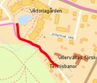 PLATS 3 Nytt problem, Ska åtgärdas, et åtgärdat, Struket, ej åtgärd KVS/Viktoriagården samt torget 4 1) Dålig belysning trappan mot KVS Viktoriagården.