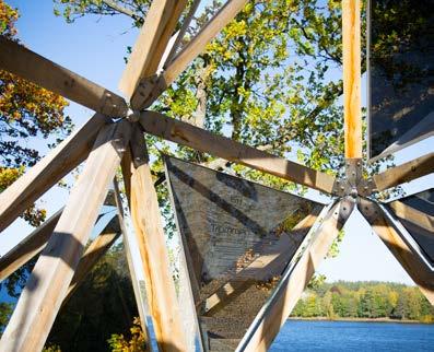 planeras och promenadvägar som leder