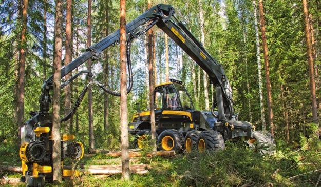 H77euca och H8 C5 eller C44+ 20 500 kg 21 500 kg 26.5 PONSSE ERGO En ergonomisk och effektiv allsidig skördare som passar för allt från gallring till slutavverkning.