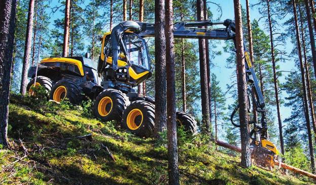 10 SKÖRDARE 11 PONSSE SCORPION KING PONSSE ScorpionKing erbjuder bättre produktivitet, kostnadseffektivitet och komfort för de mest krävande avverkningsplatserna.