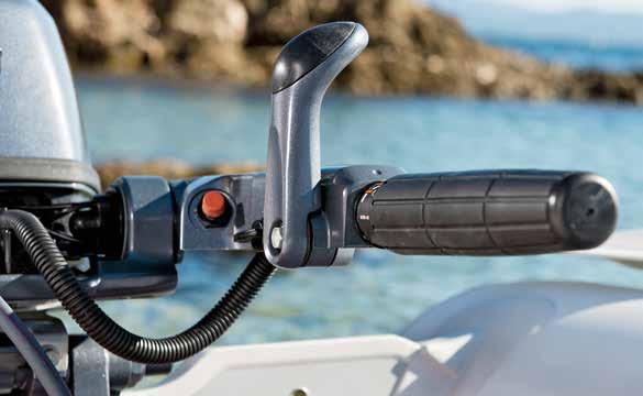 Tilt Limiter A helpful feature that prevents the driver from over-tilting the engine, helping to avoid damage to the cowling.