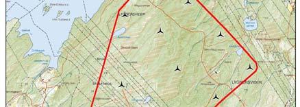 Landvetter flygplats. Markhöjden i området varierar mellan 100-140m öh.