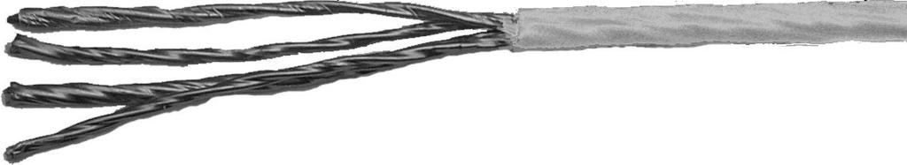 Montering av isolerad kabel i skyddsrör 3.4 Förberedelse av isolerad kabel för montering i skyddsrör För kabelförberedelse vid sensoränden, se Avsnitt 3.4.1.