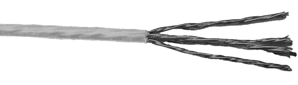 Montering av isolerad kabel i skyddsrör 3.4.2 Förberedelse av isolerad kabel vid transmitteränden 1. Skala Längden x av kabelisoleringen enligt specifikation nedan.