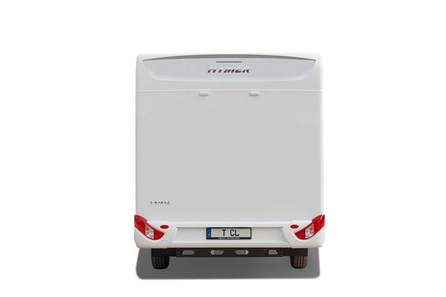 Förvaring Garage Garage i bakdelen I det halvintegrerade området har HYMER Tramp CL,