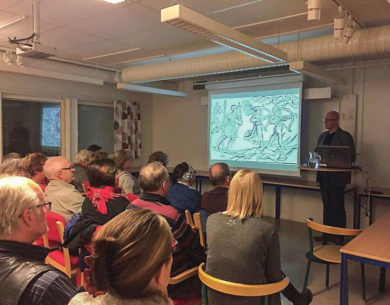 Johan Andersson, Torsta, Ann Sparrock, samisk matambassadör och Jeanette Kråik, samisk samordnare i Bergs kommun.