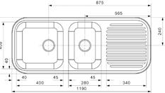 15 art 26110 Vändbar 2 069 kr 2 586 kr 800 mm 805 480 mm 400 400 170 mm 280 400 130