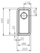 KOMBINATIONER OCH LÅDOR radie 25 mm OHIO L18 40 art 26035 3 370 kr 4 213 kr 300 mm 440 220 mm 183 403 145 mm Radie