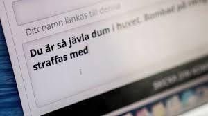 På JP handlar den vuxna som får kännedom om nätkränkningar efter vår