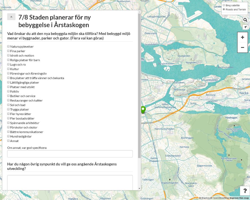 Bilaga 1. Utsnitt ur webbenkät september 2017.