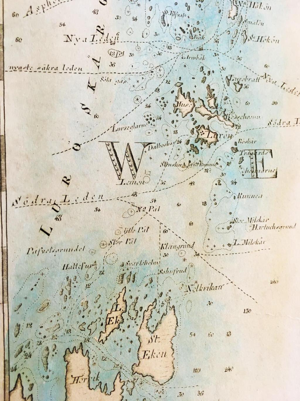 fartyg lastade i snitt 142 ton (Hallberg 1992, s. 170). Att fartygen tredubblat sin last betyder naturligtvis också att de blivit större och mer djupgående. Fig. 28.