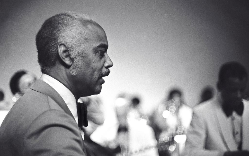 Mercer leading The Duke Ellington Orchestra.