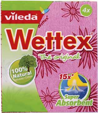 35k 89k DISKTRASA 4-PACK Wettex Classic. Ord. pris 18:95/förp. MOPP/HINK Vileda.