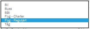 Under Prioritering/Kategori väljer beställaren den prioritering som matchar ärendet. Tänk på att om det finns flera kategorier, ska den mest brådskande väljas.