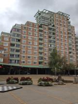 " Nu tog man sig tillbaka till centrumdelen och fortsatte bygga bostadshus. Denna gång ett hus med 14 våningar.