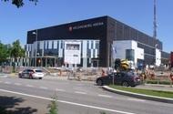 Nybyggnad Konferenslokal Nybyggnad Kök Nybyggnad Sophus Byggtekniskt antal huskroppar 2st Antal våningar 19st Nybyggnad av multiarena i Helsingborg