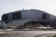 Arena) Rostfria brunnar och rostfria rännor m. designgaller Byggstart mars 2010 Byggkostnad 2,8 mdr kr F-btkn Byggmånader 38 Entr.