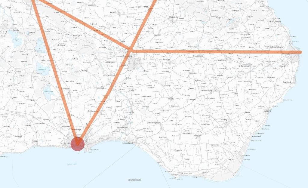 Objekt i regional plan som SÖSK vill ha in i kommande plan Stråk Simrishamn-Tomelilla-Sjöbo-Malmö/Lund - 2+1 väg Tomelilla-Gärsnäs och Gärsnäs- Simrishamn med intilliggande cykelväg (separerad) Stråk