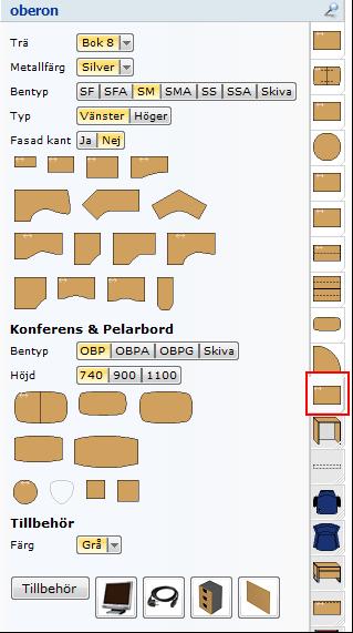 Oberon (v142) Ny bordsserie på ny komponentflik Pga. projektets storlek så släpps Oberon i olika faser: Fas I (v.