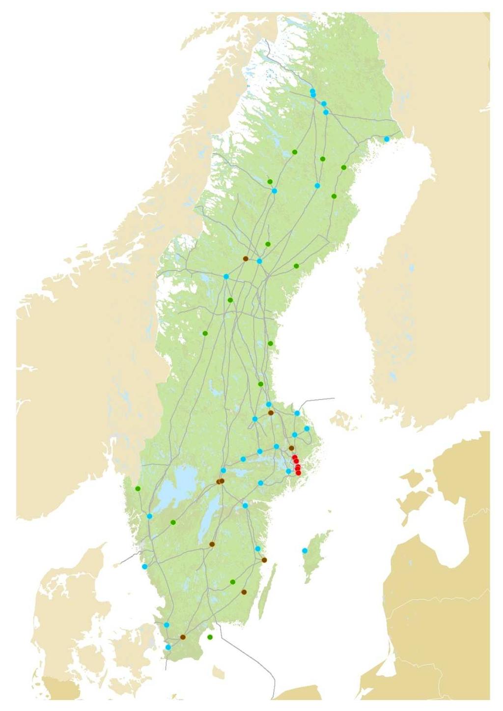 Förnyelse av stationer Nya stationer (400 kv)