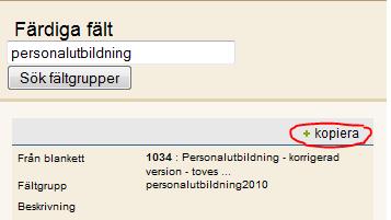 2.5. Förklaringstext I fältet för förklaringstext kan du ange mellantexter, bilder, rubriker och anvisningar i blanketten. 2.6. Färdiga fält 2.6.1.