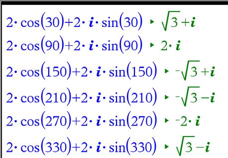 sin(6 v)) Här måste ju cos(6v) vara -1 och sin(6v) vara 0, vilket betyder att 6v