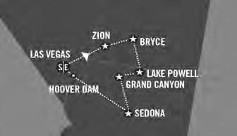 Los Angeles area Avresor: Dagligen 31/1. Körsträcka ca 27 km. Bilhyra: 11 dygn Avis Grupp B. Envägsavgift betalas på plats (US$ 3 plus Dag 1. Ankomst Las Vegas Dag 2. Las Vegas - Zion Dag 3.