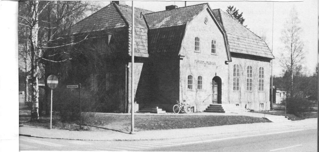 Församlingshuset i Degerfors tillkom under första världskriget för att möta bristen på samlingslokaler i samhället.