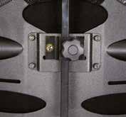 Tillbehör Matrx Elite ryggsystem Bålstöd Fasta bålstöd Justerbar höjd 64 mm på ryggplattan. Monteras på insidan av ryggskalet utan att påverka justeringen av sittdjup/-vinkel.