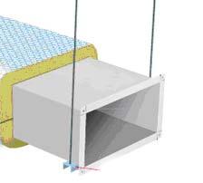1.2 Ventilationskanaler - Allmänt Ventilationskanaler framställs av galvaniserad stålplåt 0,5 mm 1,25 mm, beroende på kanaldimension.