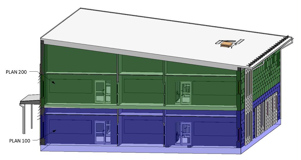 Installationer som rör och kanaler ska modelleras med tillhörande isolering för att håltagning i väggar, tak och bjälklag med mera ska få rätt dimensioner.