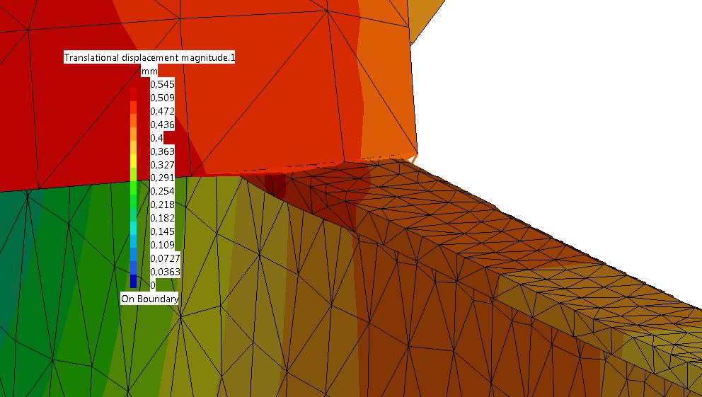 4.6.4 Analys av FEM-modeller på Scanias chassiram Nedan presenteras jämförelsen mellan nuvarande hjälpram och 850 mm hjälpram på Scanias chassiram.