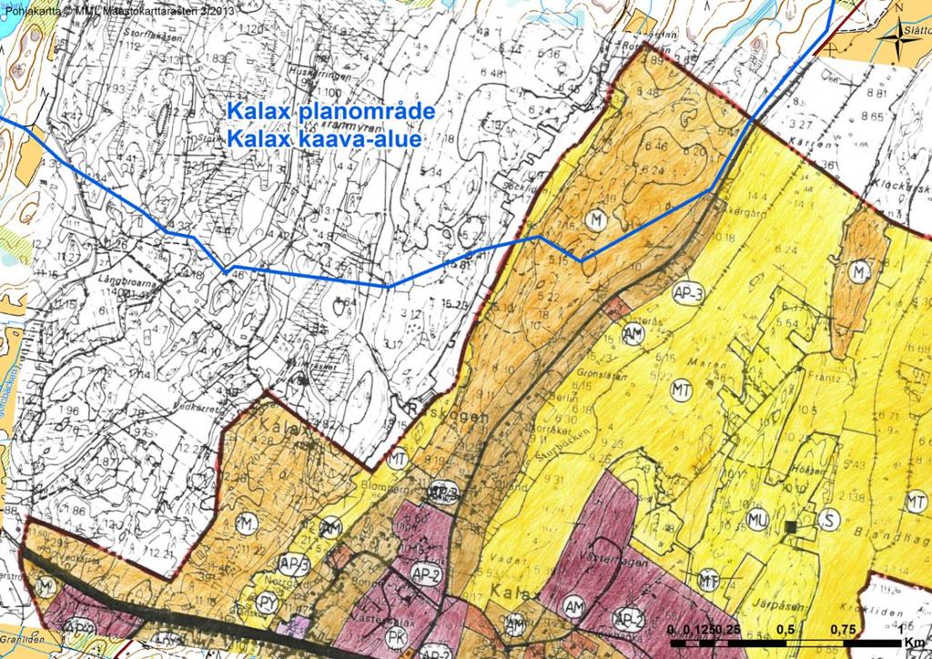 8 (11) 4.4 Detaljplan 4.5 Byggnadsordning Figur 6. Planområdet för planändringen i förhållande till Centrum delgeneralplan 1991.